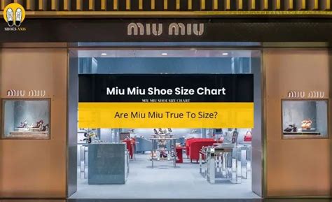 miu miu shoes size chart|miu miu sunglasses.